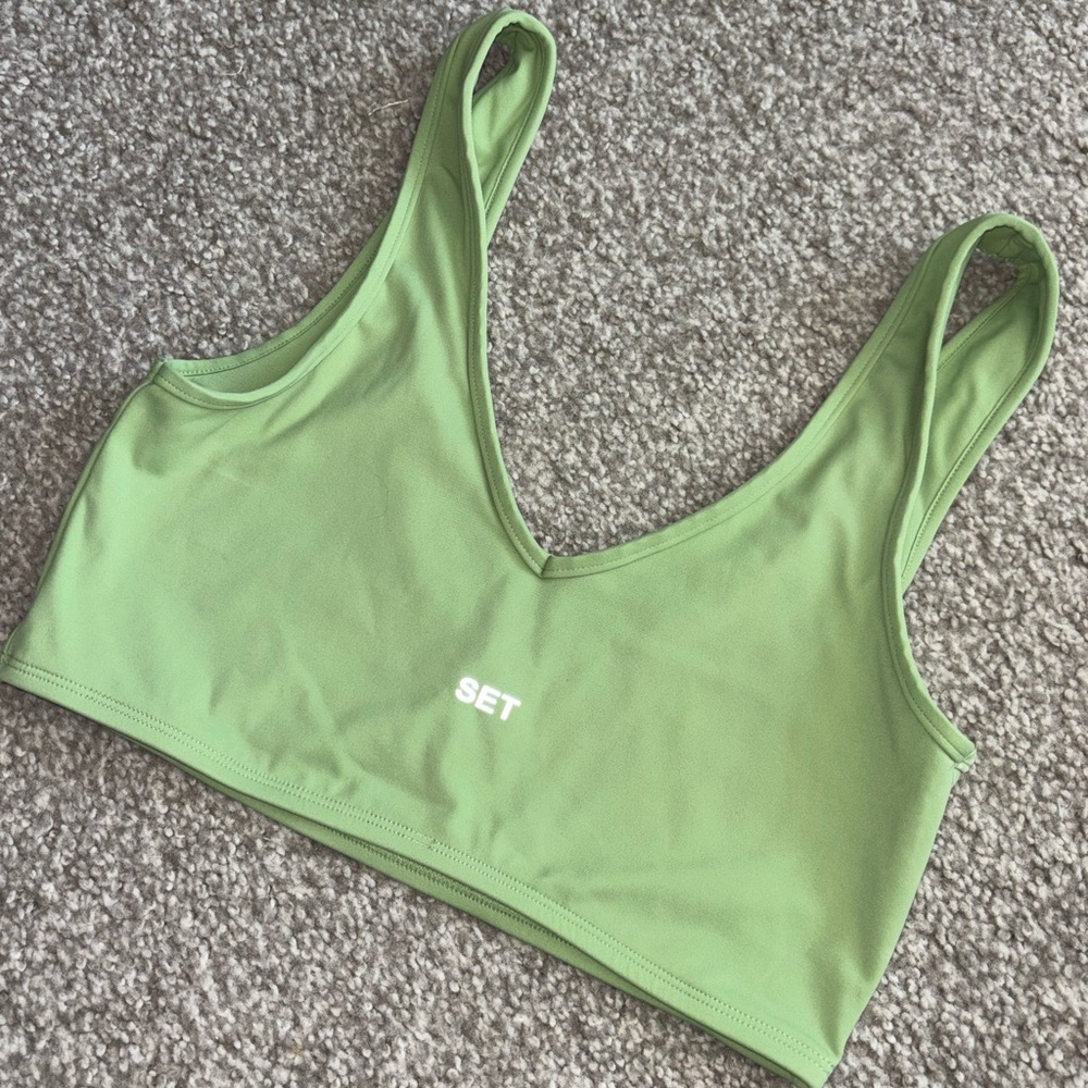 SET Active Green Sports Bra